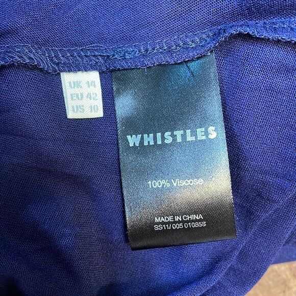 NWT Whistles Cross Front Mia Dress Size 10 - Picture 6 of 6